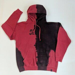 Cloak Brand Men's Hoodie Screaming Face Graphic Sz Med Japanese Writing Red